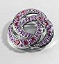 Circular Gem Brooch