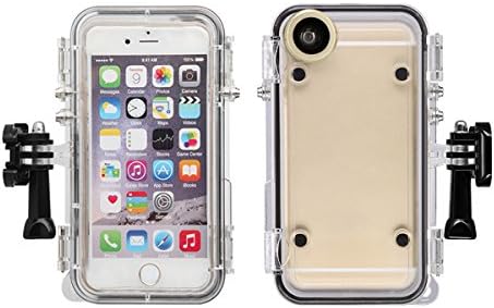 Waterproof Pouch for iPhone 6 plus 6s plus with GoPro Adapter Good case for Swimming Surfing Diving Beach Bicycle Motorcycle racing