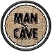 MAN CAVE I Wall Clock sports man room garage sign gift