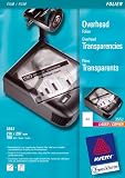 Avery Zweckform, 3552, Transparentfolie, 100 Blatt, beschichtet, stapelverarbeitbar