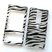 HTC Touch Pro CDMA Raphael XV6850 Verizon Snap-on Protector Hard Case Image Transparent Cover "Zebra Pattern" Design