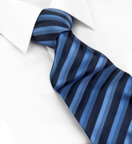 Machine Washable Diagonal Stripe Tie
