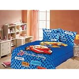 5Pcs Toon Studio Cars Full Bedding Comforter Set