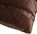 Brentwood Cut Fur Pillow Decorative Pillow, 18x18, Chocolate