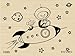 Spaceboy Skip Rubber Stamp By DRS Designs
