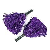 Metallic Purple Pom Poms (1 dz)
