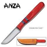 Anza 2 3 4 inch Skinner Knife w  Sheath by 