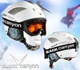 Produkt-Bild: Skihelm und Skibrille zum g&uuml;nstigen Preis von BLACK CANYON weiss