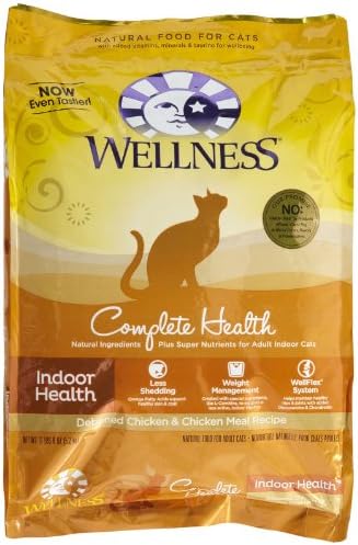 Wellness Complete Health Natural Dry Cat Food - Indoor Health Chicken Recipe - 11.5lb