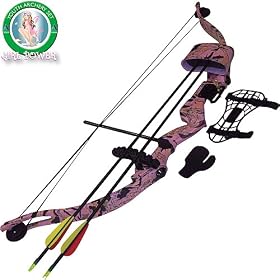 Click here to buy Arrow Precision Girl Power Pink Camo Bow Set.