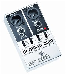 Behringer DI20 Ultra-DI 2 Channel DI-Box Splitter