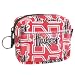 University Nebraska Logo Huskers Micro Purse Coin Key ID Case