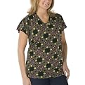 Mossimo&reg; Black Plus Flutter Sleeve Tee - Ebony