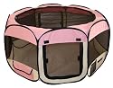 Pet Travel, Indoor or Outdoor Dog Cat Play Yard / Tent *Pink* *Medium*