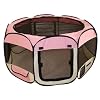 Best Pet Folding Play Pen - Medium - Pink