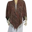 Fashion In India Women Scarves Square Paisley Pattern Shawl Wool