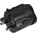 S-Kross World Travel Adapter in a blister pack - black