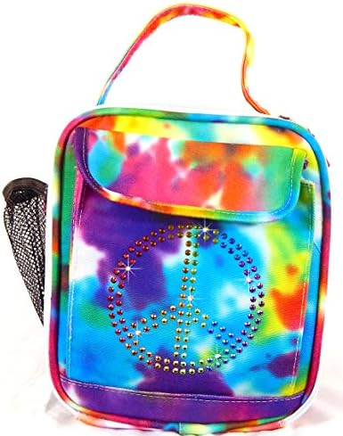 Tie Dye Bright Rainbow Insulated Lunchbox