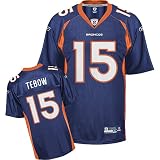 Tim Tebow Jersey: Reebok Navy #15 Denver Broncos Replica Jersey