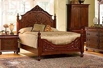 Hot Sale Isabella Collection Solid Hardwood Eastern King Size Bed