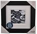 Pinnacle 8-inch-by-8-inch Gallery Solutions Frame Matted to 5-inch-by-5-inch, Black
