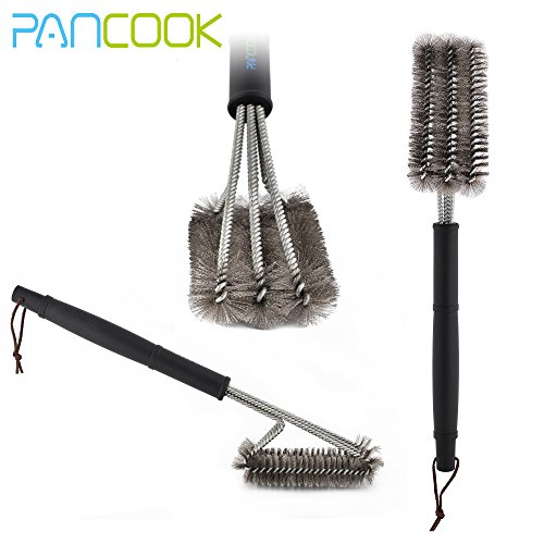 PANCOOK Stainless Steel BBQ Grill Brush, 18