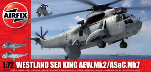 Airfix A04048 Westland Sea King HAS.5/AEW.2 1:72 Scale Military Aircraft Series 4 Model Kit Airfix A04048 Westland Sea King HAS.5/AEW.2 1:72 Scale Military Aircraft Series 4 Model Kit