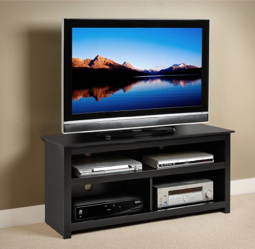 Black Vasari AV Console By Prepac
