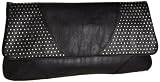 51uEMGgDAtL. SL160  Jessica Simpson Escape Studs Clutch,Black,one size