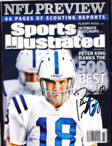 Peyton Manning signed autographed Sports Illustrated Indianapolis Colts