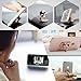 Phone Holder Magnetic，LLUNC 2 in 1 Premium Car Mount| 360 Rotation | Finger Ring Grip | Magnetic Car Cell Phone Holder | For All Sizes of Phones - Rose Gold