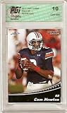 Cam Newton Leaf Limited Black FRONT Rookie Card PGI 10
