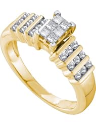 0.50CTW DIAMOND INVISIBLE RING