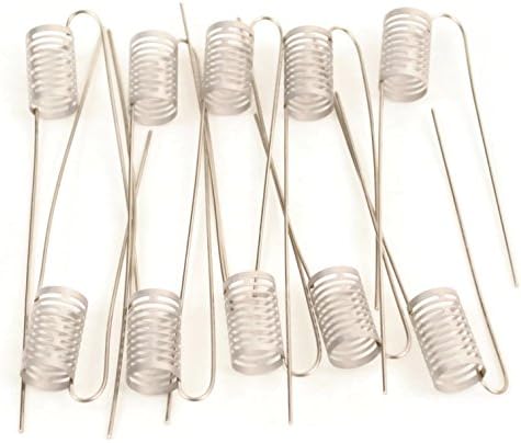 GRHD Extra Large Best Prebuilt Notch Wire Coil, 10-Pack - SS316L Wire Coil, Stainless Steel Prebuilt Notch Coil, 0.2 Ohm Subohm Wire Rating - Satisfaction Guaranteed