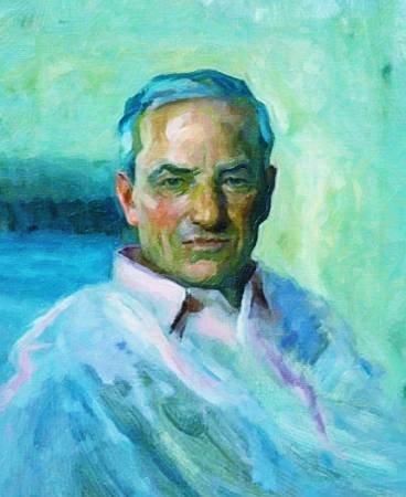 Custom Order #5J-7WT, Oil on Canvas, Custom Painting of The Person You Love, For 1 Person of Customer's Choice, Style: Expressionism, with Signature Text 