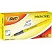 BIC Brite Liner Grip Highlighter, Chisel Tip, Yellow, 12 Highlighters