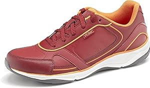 Vionic with Orthaheel Technology Womens Zen Walking Shoes Raspberry/Orange Size 6.5