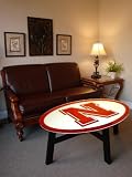 Nebraska Cornhuskers 46 x 30 x 19.5 Team Coffee Table - NCAA College Athletics