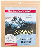 MaryJanesFarm Black Bean Hummus, 3.6-Ounce Bags (Pack of 6)