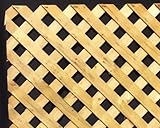 IMAGE OF Diagonal Privacy Heavy Duty Treated Yellow Pine Wood Lattice in a 40/pack with Freight included [CAPITOL CITY LUMBER]