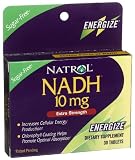 Natrol NADH Tablets, 10 mg, Extra Strength, 30-Count Box