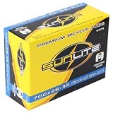  Sunlite Bicycle Tube, 27 x 1-1/8 x 1-1/4 (700 x 28-35) SCHRADER Valve