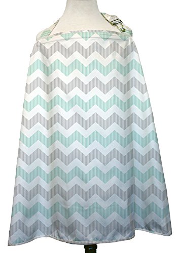 Uptown Giraffe Chevron Designer Breast Feeding Nursing Cover by The Peanut Shell