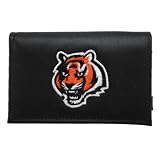Cincinnati Bengals Black Embroidered Trifold Wallet