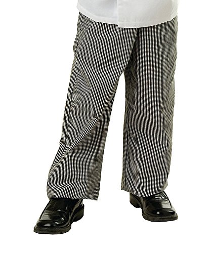 Child Yarn Dyed Checkered Baggy Chef Pants