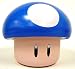 New Super Mario Brothers Blue Mushroom Candy Tin [Blue Raspberry Sours]
