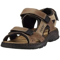 Rieker Christian 26072-42, Herren Sandalen/Outdoor-Sandalen, grau, (grey/muschel/schwarz 42)