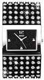 Seksy By Sekonda Black Leather Diamante Encrusted Mother Of Pearl Watch 4753