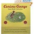 Curious George Four Board Book Set by H. A. Rey, H. A. Rey, Margret, and H. A. Rey