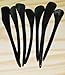 FREUDEWOOD 2 Count Handmade Organic Natural Buffalo Horn Hair Sticks